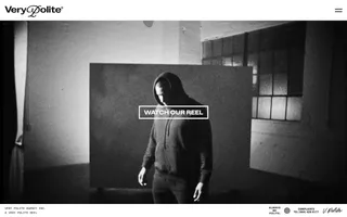 Very Polite homepage website preview