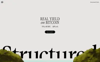 Structured homepage website preview
