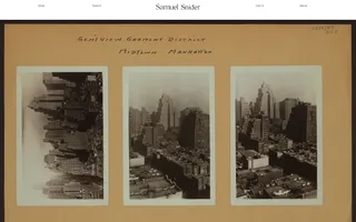 Samuel Snider homepage website preview