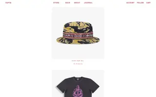 TSPTR homepage website preview