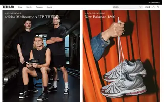 Up There Store homepage website preview