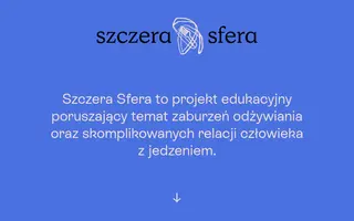Szczera Sfera homepage website preview