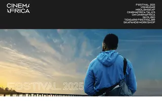 CinemAfrica homepage website preview