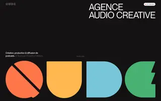 Qude homepage website preview