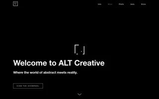 ALT Creative homepage website preview