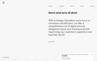 The Future Forward homepage website preview