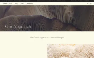 Üphoric Urth homepage website preview