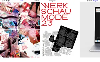 Lucie Weiße homepage website preview