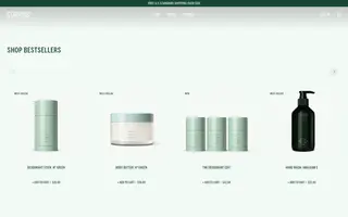 Corpus Naturals homepage website preview