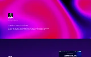 Dan Edwards homepage website preview