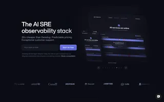 Better Stack homepage website preview