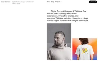 Victor Vorontsov homepage website preview