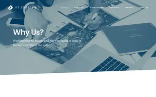 St. Philips homepage website preview