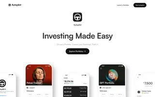 Autopilot homepage website preview