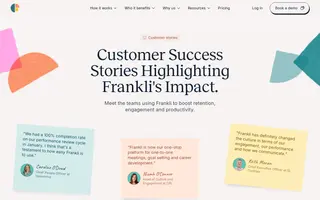 Frankli homepage website preview