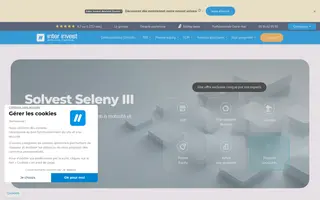 Inter Invest homepage website preview