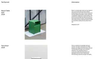 Ted Synnott homepage website preview