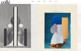 revuecolle.com homepage website preview