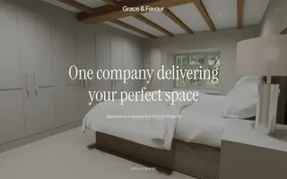 Grace & Favour homepage website preview