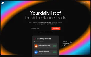 Orbi homepage website preview