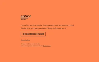 anCnoc homepage website preview