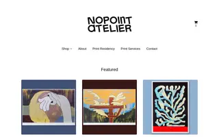 Nopoint Atelier homepage website preview