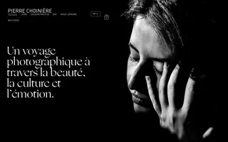 Pierre Choinière homepage website preview