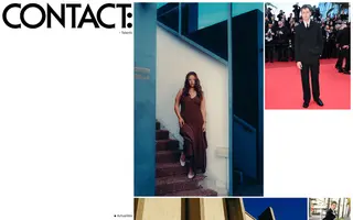 Agence Contact homepage website preview