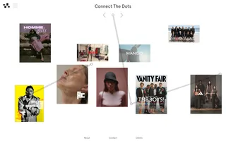 Connect The Dots homepage website preview