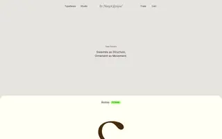 Claude Type homepage website preview