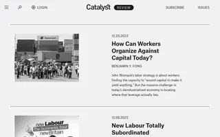 Catalyst homepage website preview