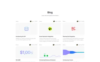Visitors homepage website preview