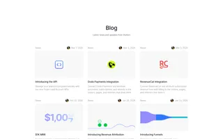 Visitors homepage website preview