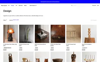 Basic.Space homepage website preview
