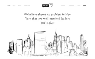 GreaterNY homepage website preview