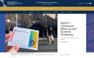 NZIFF homepage website preview