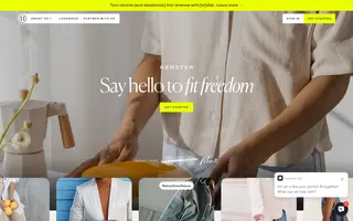 Hemster homepage website preview