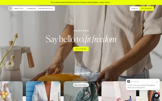 Hemster homepage website preview