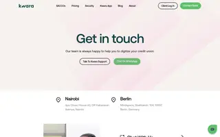 Kwara homepage website preview
