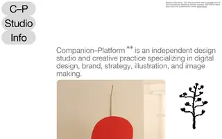 Companion-Platform homepage website preview