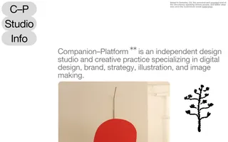 Companion-Platform homepage website preview