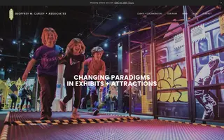 Geoffrey M. Curley + Associates homepage website preview