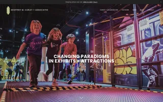 Geoffrey M. Curley + Associates homepage website preview