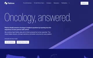 Flatiron homepage website preview