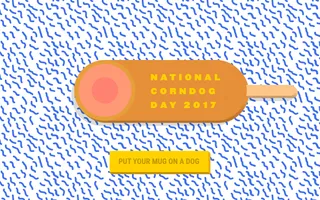 Corn Dog Love homepage website preview