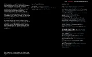 Mathew Kneebone homepage website preview