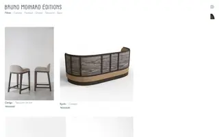 Bruno Moinard Éditions homepage website preview