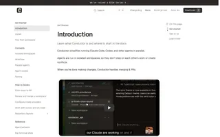 Conductor homepage website preview