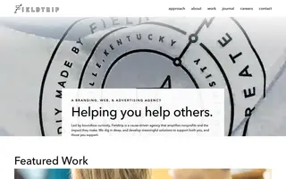 Fieldtrip homepage website preview