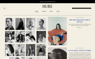 HURS homepage website preview